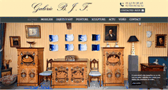 Desktop Screenshot of galerie-bjf-antiquites.com